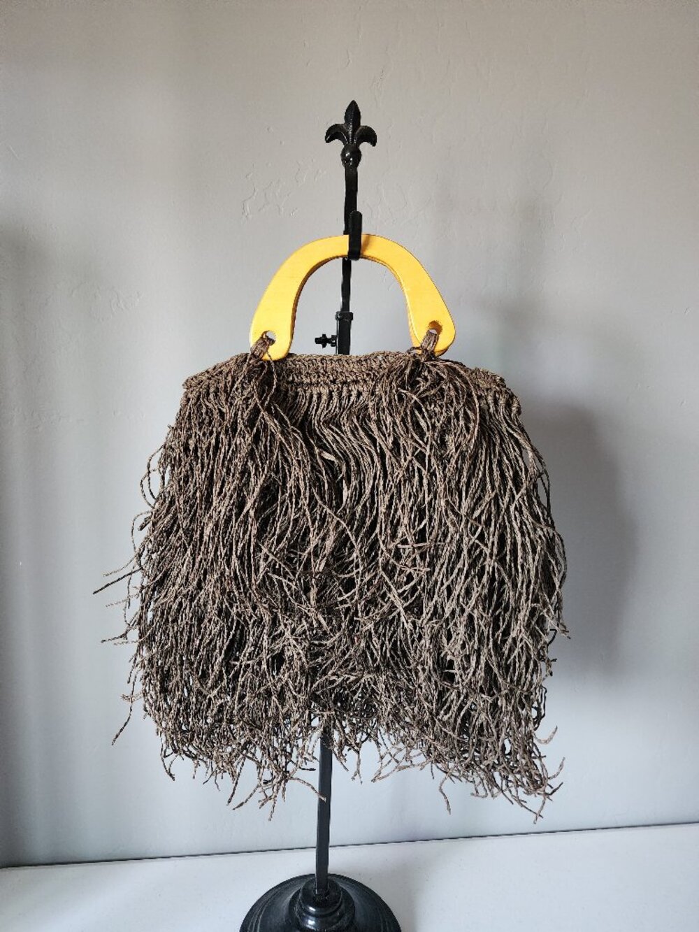 Fringe Straw Beach Bag "NEW" - Picture 8 of 16